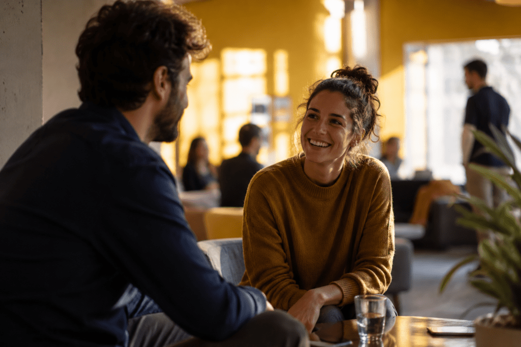 People talking